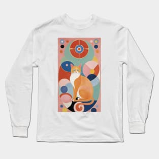 Feline Fantasia: A Tribute to Hilma af Klint Long Sleeve T-Shirt